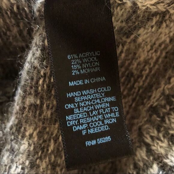 Express Gray Cowl-neck Sweater - Picture 4 of 5